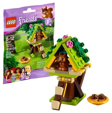 Bộ lắp ghép Ngôi nhà cây của sóc LEGO 41017 cho bé gái 5-12 tuổi, đồ chơi lắp ráp Mô hình nhà cây giá tốt