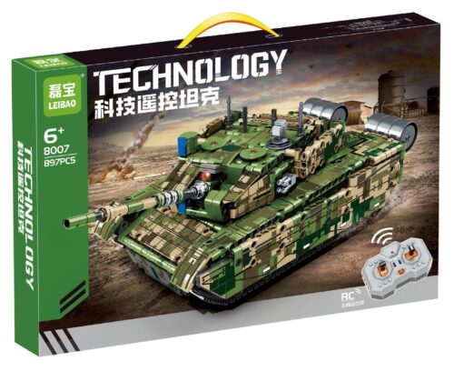 Hộp bộ lắp ráp Xe Tăng Điều Khiển Từ Xa LEIBAO 8007, đồ chơi mô hình Xe Tăng Quân Sự cho bé trai 6 tuổi, giá tốt.