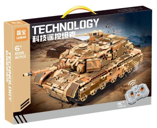 Bộ đồ chơi lắp ráp LEIBAO 8008 Xe Tăng Điều Khiển Từ Xa Công Nghệ 867 mảnh ghép cho bé trai 6 tuổi, giá tốt, chất lượng cao.