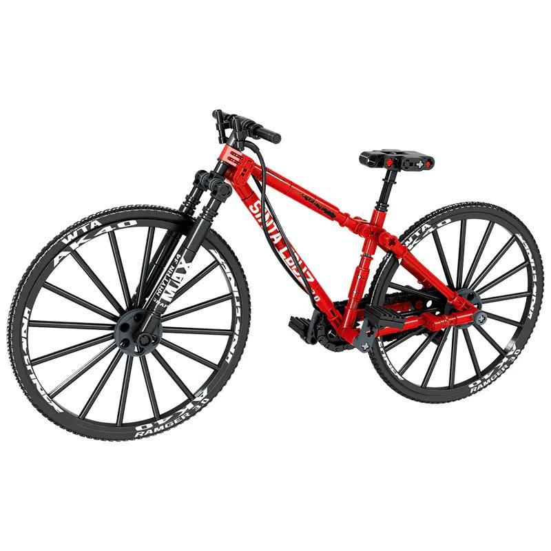 Mô hình xe đạp địa hình Chameleon LEIBAO 8165 màu đỏ, 300 chi tiết, Tốc độ đỉnh cao, dành cho bé trai 6 tuổi