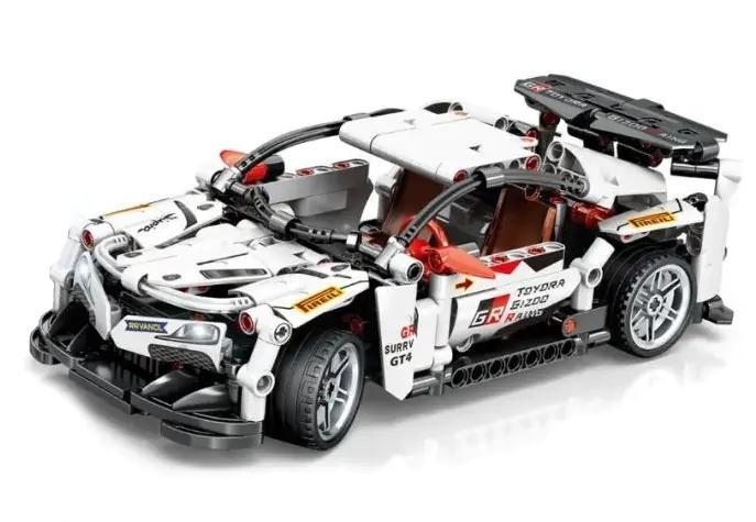 bộ lắp ráp Toyota Supra, đồ chơi mô hình Supra Ngưu Ma Vương, xe thể thao tỉ lệ 1:24, động cơ kéo lùi mạnh mẽ, cho bé trai 6 tuổi, giá tốt