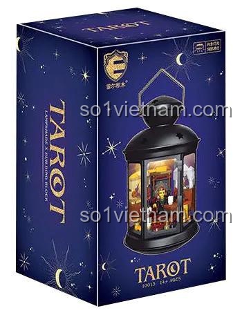 Hộp sản phẩm đèn lồng Tarot LEIER 10013, đồ chơi lắp ghép thế giới phép thuật, quà tặng độc đáo