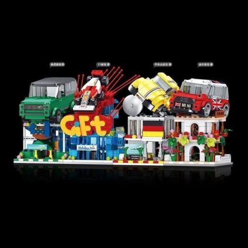 Bộ lắp ghép Leier Entertainment 10011-4 Khách sạn Motel 4 kiểu tổng hợp, đồ chơi mô hình kiến trúc tinh xảo cho bé trai và bé gái 8 tuổi, giá tốt.