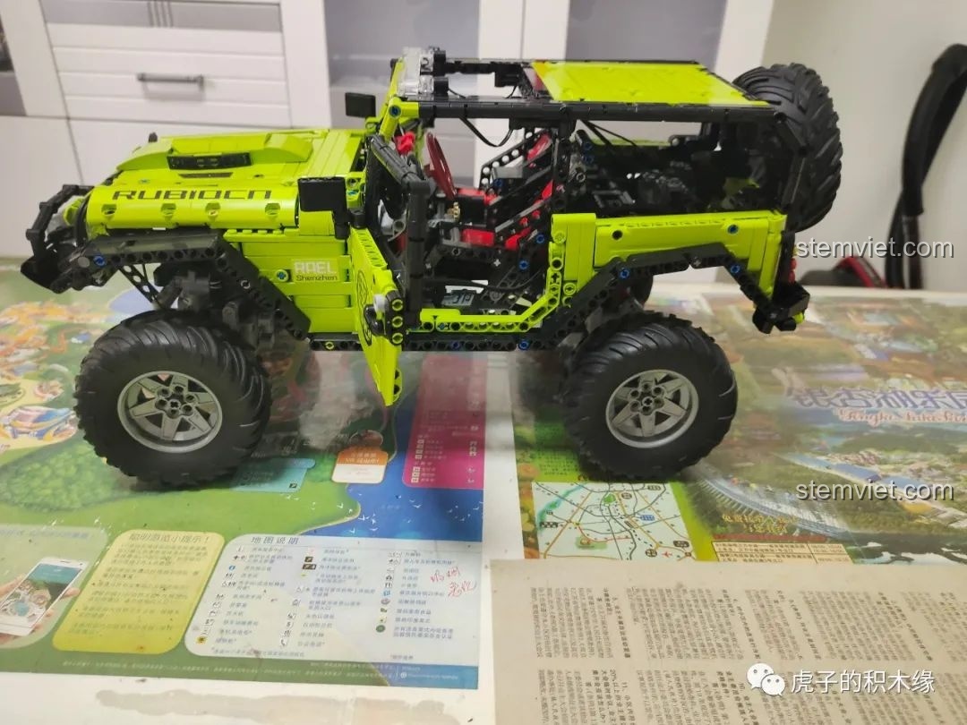 Leier LE-J902 Jeep Wrangler Rubicon đã hoàn thiện, một kiệt tác lắp ráp đầy ấn tượng và chi tiết.