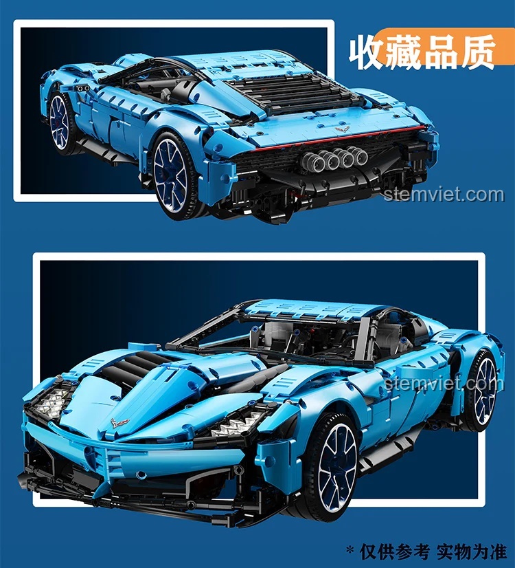 Hình ảnh quảng cáo chất lượng sưu tầm của bộ xếp hình LEIER, thể hiện vẻ đẹp từ nhiều góc độ.