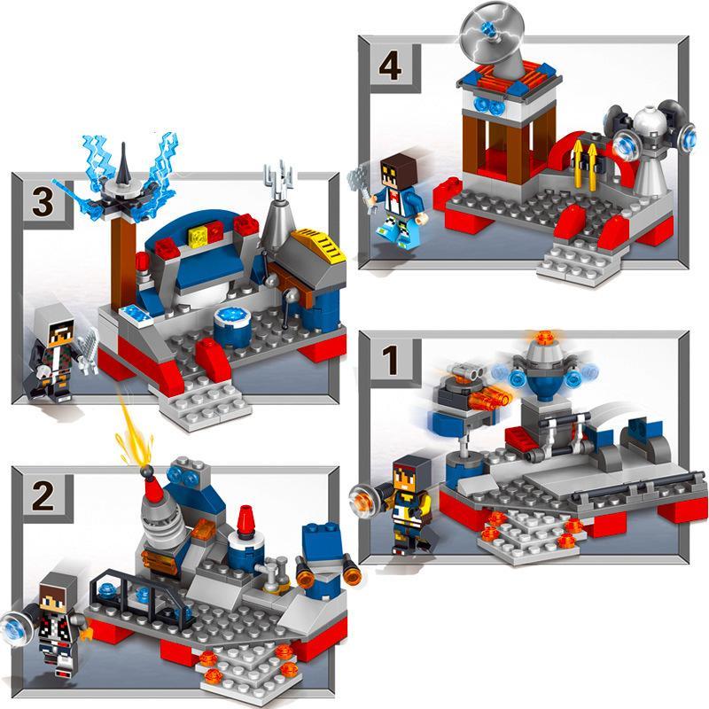 Bộ lắp ráp Lele 33057-3 Minecraft không gian, đồ chơi lắp ráp chiến đấu không gian liên hành tinh cho bé trai 6 tuổi, giá tốt