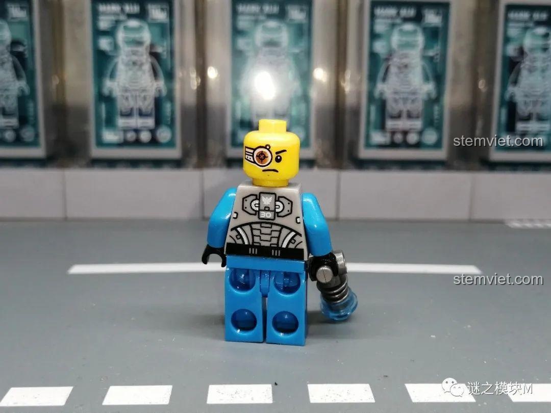 Đồ chơi lắp ghép Minifigure Robot LELE 70700, đội xanh, chất lượng đảm bảo, phù hợp bé trai 7 tuổi, tiết kiệm.