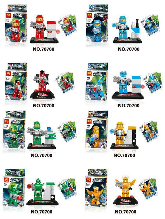 Bộ đồ chơi Minifigure Đội Quân Ngân Hà LELE 70700, 8 minifigures độc đáo, phù hợp bé trai 7 tuổi, giá tốt.