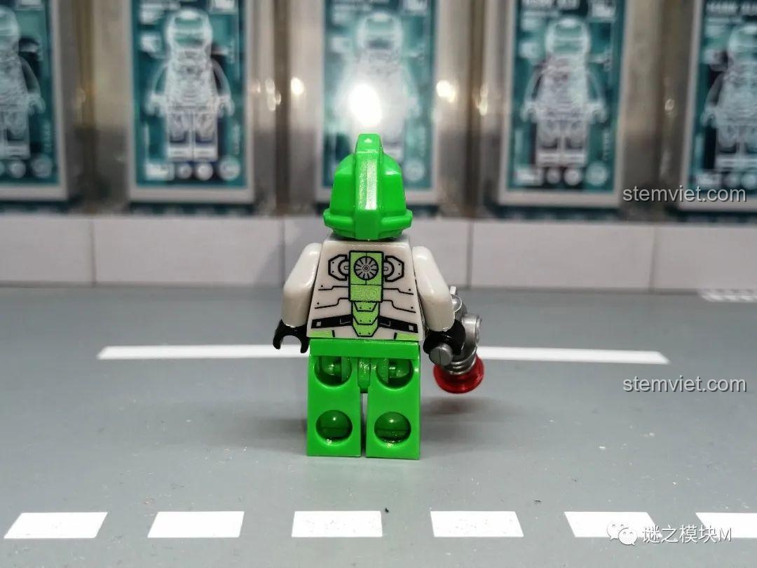 Đồ chơi lắp ghép Minifigure Robot LELE 70700, đội xanh lá, chi tiết hoàn hảo, phù hợp bé trai 7 tuổi, giá rẻ.