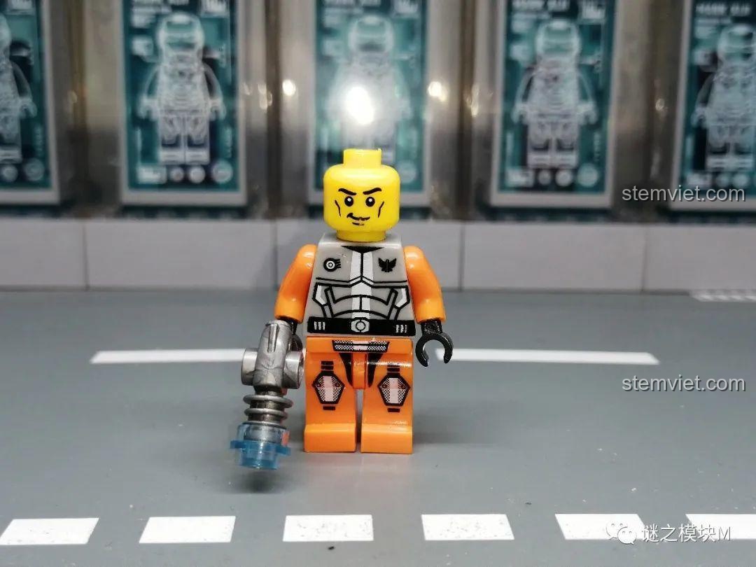 Bộ đồ chơi Minifigure Đội Quân Ngân Hà LELE 70700, đội cam, đáng đồng tiền, phù hợp bé trai 7 tuổi, giá bình dân.