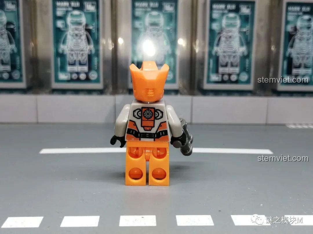 Đồ chơi lắp ghép Minifigure Robot LELE 70700, đội cam, đáng tin cậy, phù hợp bé trai 7 tuổi, giá tốt.