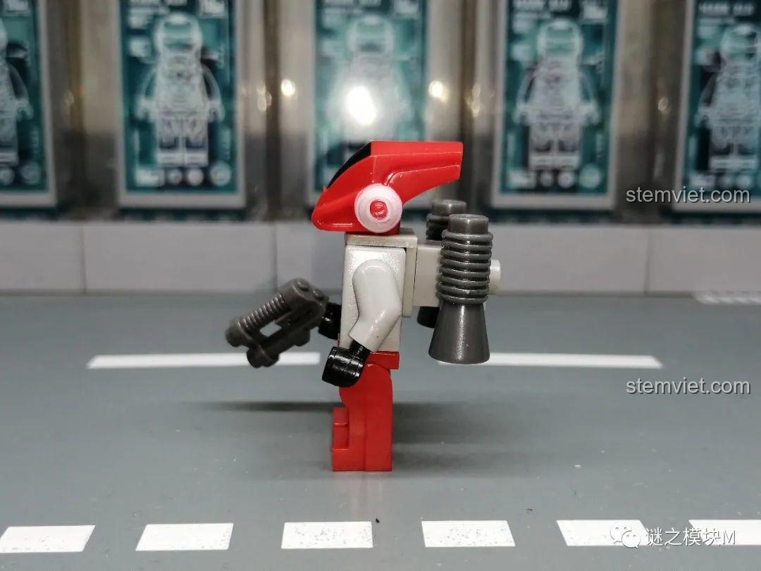 Đồ chơi lắp ghép Minifigure Robot LELE 70700, đội đỏ, chi tiết cao, phù hợp bé trai 7 tuổi, siêu tiết kiệm.