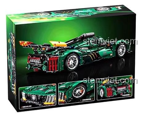 Chi tiết bộ lắp ráp LERU 10716 Xe đua Le Mans Peugeot 9X8, mô hình Technic chất lượng cao giá tốt.