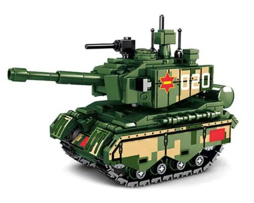 bộ lắp ghép Xe tăng Type 99 LEYI 66020, mô hình xe tăng chiến đấu chủ lực phiên bản chibi dành cho bé trai 6 tuổi, giá rẻ.
