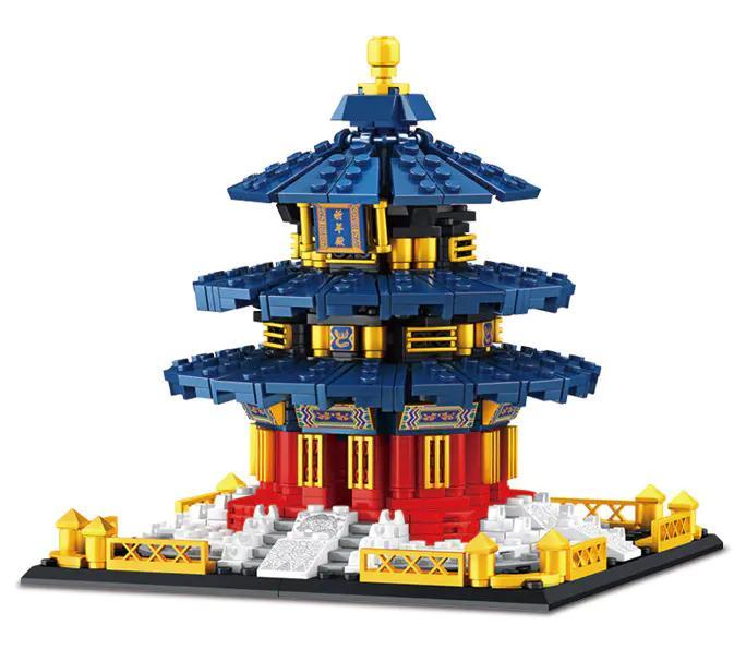 LeyI 81022 Thiên Đàn, bộ lắp ghép Thiên Đàn LeyI, đồ chơi mô hình Kiến trúc Thiên Đàn 81022, mô hình kiến trúc tinh xảo cho bé trai bé gái 6 tuổi giá tốt