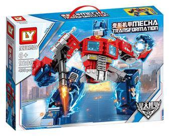 Hộp đồ chơi mô hình LeYi 9209 Robot Optimus Prime, bộ lắp ráp 438 mảnh cho bé trai 6 tuổi, giá rẻ.