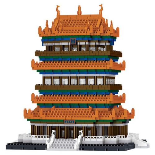 Bộ lắp ghép Lezi LZ8009 Quan Ải Lâu 2761 chi tiết, đồ chơi xây dựng kiến trúc cổ Trung Hoa cho bé 6 tuổi trở lên