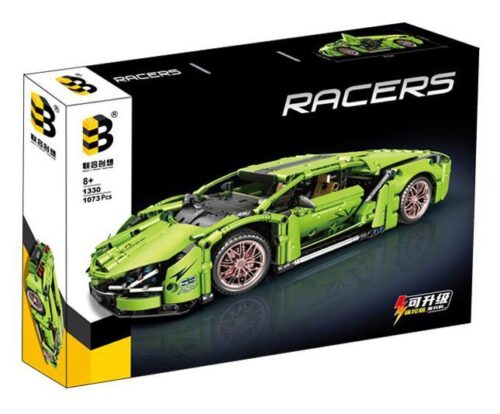 Hộp sản phẩm bộ lắp ráp Siêu xe Lamborghini Sián FKP 37 Lianhe Chuangxiang 1330, đồ chơi cho bé trai 6+ tuổi giá rẻ.