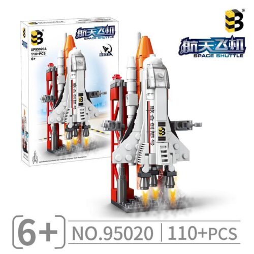 Bộ lắp ghép Tàu Con Thoi Không Gian Lianhe Chuangxiang 95020 giá rẻ cho bé trai 6 tuổi, mô hình phi thuyền vũ trụ 110 mảnh ghép chất lượng cao.