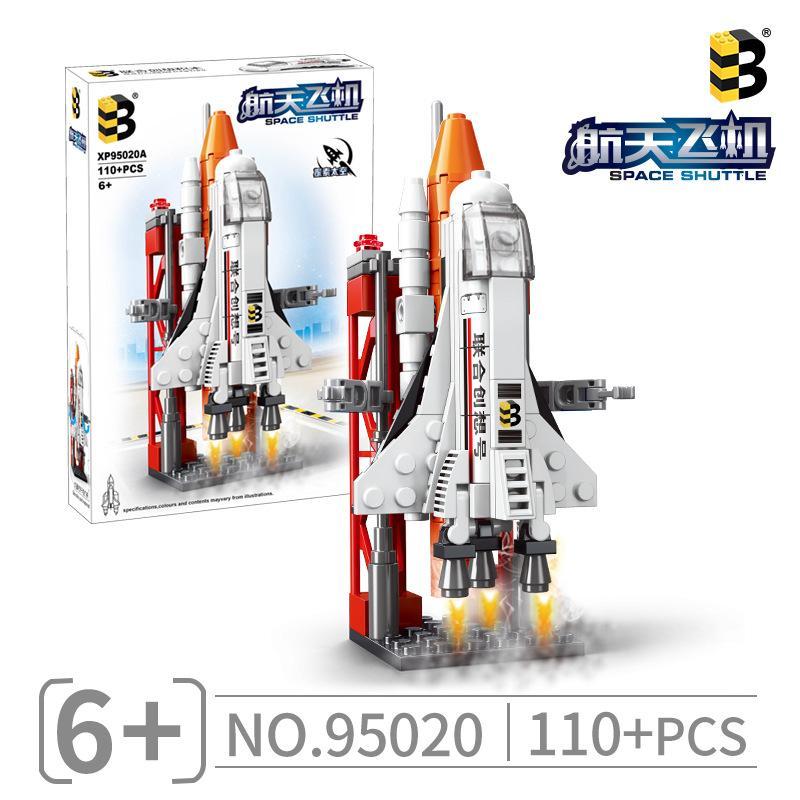 Bộ lắp ghép Tàu Con Thoi Không Gian Lianhe Chuangxiang 95020 giá rẻ cho bé trai 6 tuổi, mô hình phi thuyền vũ trụ 110 mảnh ghép chất lượng cao.