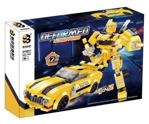 Hộp sản phẩm bộ lắp ráp Robot biến hình Bumblebee Lianhe Chuangxiang XP90017, đồ chơi cho bé trai 6 tuổi giá rẻ.