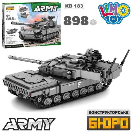 Bộ lắp ráp Limo Toy KB183 Xe Tăng Chiến Đấu Chủ Lực Leopard 2A7+ 898 mảnh cho bé trai 6 tuổi, đồ chơi quân sự giá tốt.