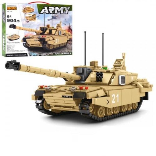 Bộ đồ chơi Limo Toy KB184 Xe tăng Challenger 2 chất lượng cao, phù hợp cho con trai 6 tuổi, giá tốt