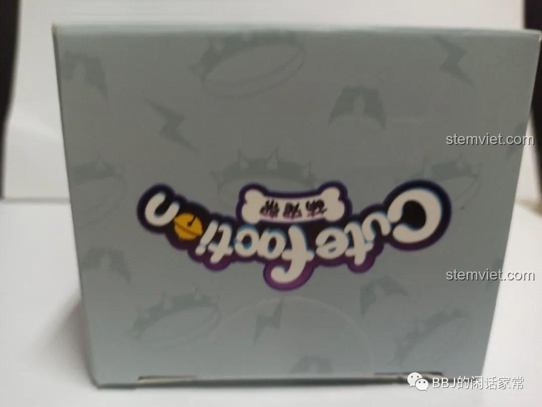 Logo của series 'Cute Footion' trên hộp đồ chơi lắp ráp GUDI 53002.