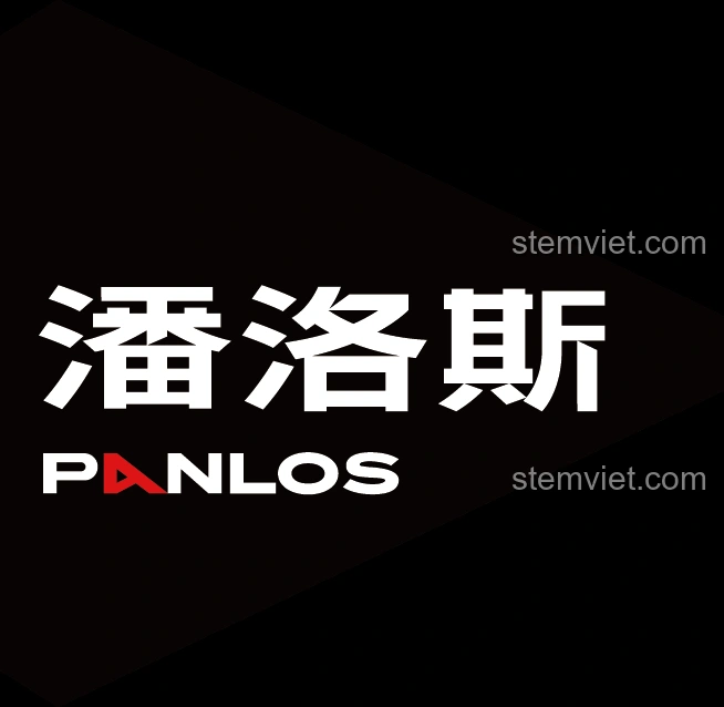 Logo PanlosBrick màu đen và xanh lá cây, biểu tượng chất lượng cho bộ lắp ghép xe tăng M60 Magach Israel.