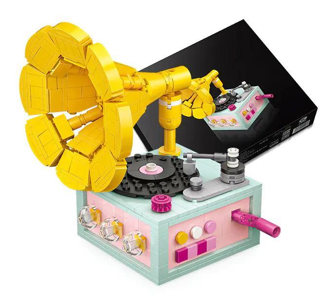 Bộ lắp ghép LOZ 1123 Máy Hát Loa Kèn cổ điển, đồ chơi mô hình sáng tạo có hộp nhạc cho bé gái 6 tuổi giá rẻ.