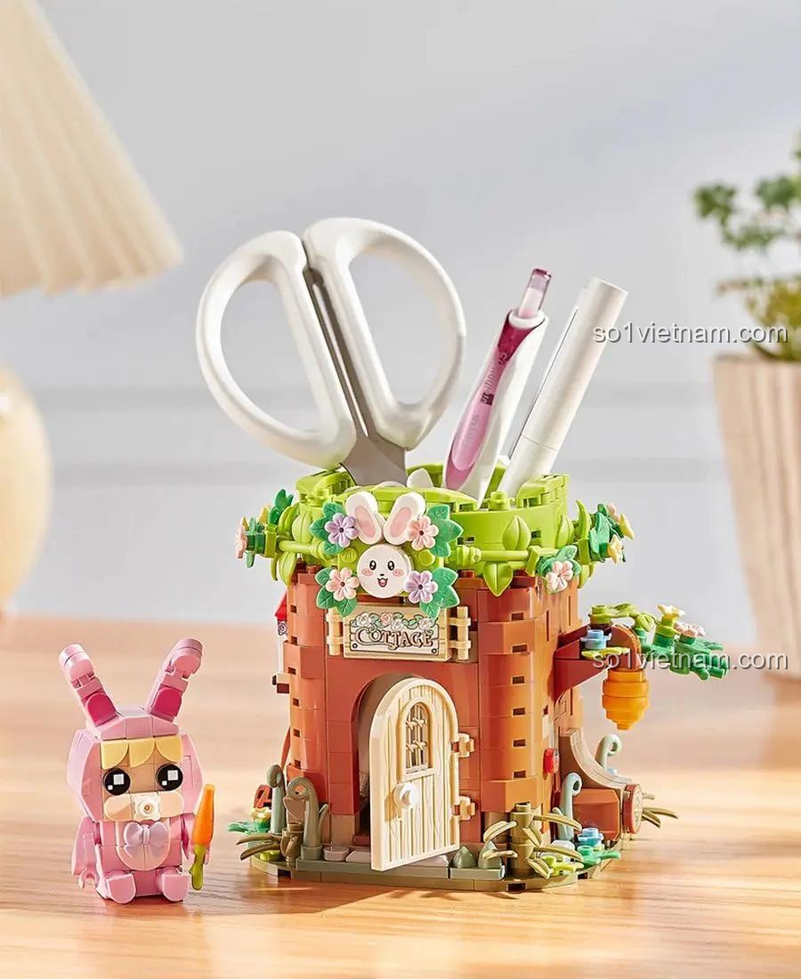 Mô hình chi tiết Hộp Cắm Bút Cây Cổ Thụ LOZ 1242