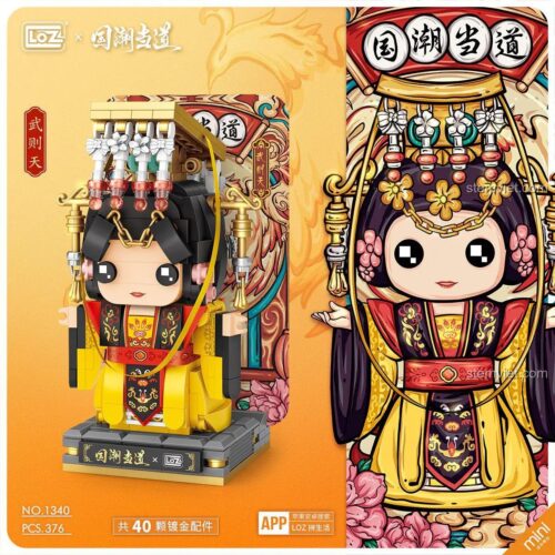 đồ chơi mô hình Nữ hoàng Võ Tắc Thiên 1340, phong cách Guochao độc đáo, chất lượng cao
