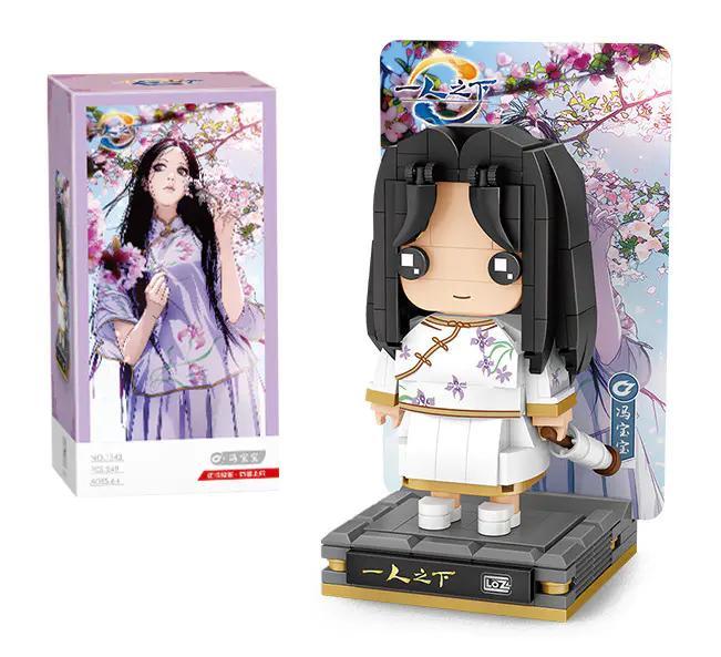 LOZ 1343 Phùng Bảo Bảo Trang Phục Thục Nữ, bộ lắp ghép mô hình mini cho bé gái 6 tuổi, giá tốt