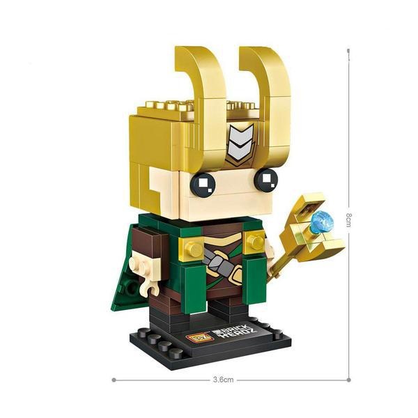 Mô hình LOZ 1425 Loki Thần Lừa Lọc Marvel kích thước mini chi tiết tinh xảo cho bé trai 6 tuổi giá tốt