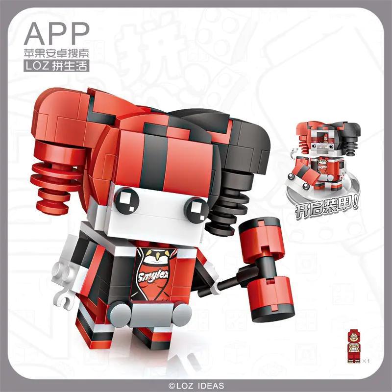 hộp đồ chơi mô hình LOZ 1426 Harley Quinn, bộ xếp hình Harley Quinn BrickHeadz, quà tặng cho con gái 6 tuổi, giá tiết kiệm.