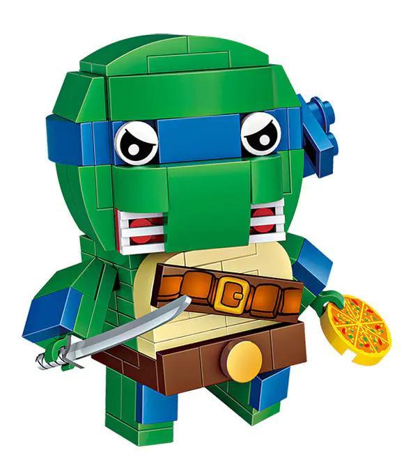 Bộ lắp ghép Ninja Rùa Leonardo, đồ chơi mô hình LOZ1437 BrickHeadz cho bé trai 6 tuổi, giá tốt