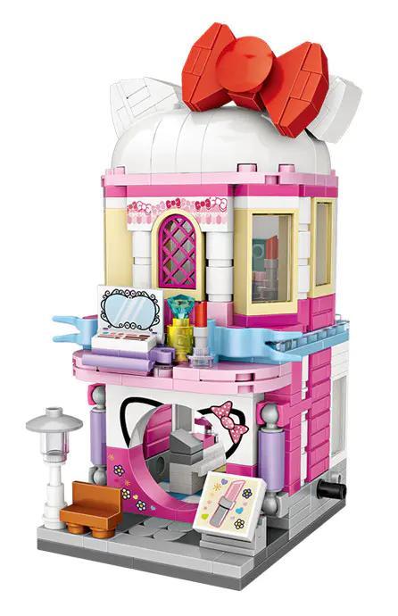 Bộ lắp ghép Cửa Hàng Mỹ Phẩm LOZ 1629, đồ chơi mô hình cho bé gái 6 tuổi, giá rẻ.