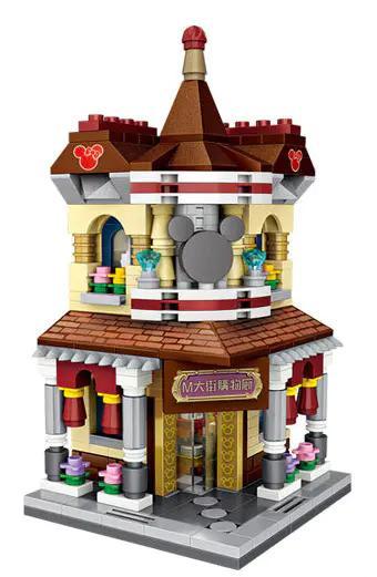 bộ lắp ghép Cửa Hàng Mua Sắm Phố M LOZ 1632, đồ chơi mini block cho bé gái 6 tuổi giá rẻ