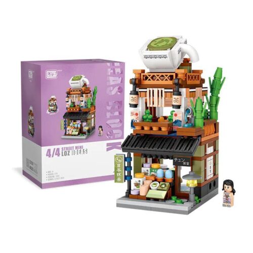 bộ lắp ghép Cửa Hàng Matcha LOZ 1656, mô hình mini phong cách Nhật Bản, cho bé gái 6 tuổi, giá tốt