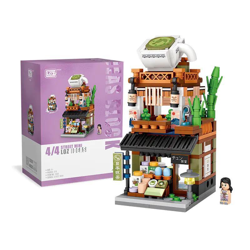 bộ lắp ghép Cửa Hàng Matcha LOZ 1656, mô hình mini phong cách Nhật Bản, cho bé gái 6 tuổi, giá tốt