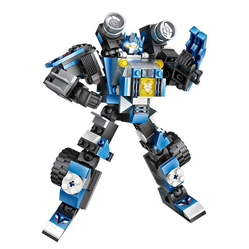 Bộ lắp ghép Robot biến hình ModulexTF LOZ 1820 từ 246 mảnh mini block, đồ chơi sáng tạo cho bé trai 6 tuổi.