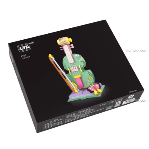 Hộp đồ chơi mô hình Đàn Vĩ Cầm LOZ 4106, món quà sinh nhật ý nghĩa cho con gái.