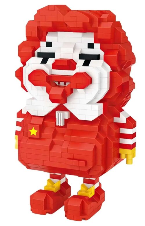 Bộ lắp ghép Chú Hề McDonald's LOZ 9236, đồ chơi mô hình Nanoblock siêu nhỏ, giá tốt cho bé trai bé gái 6 tuổi, phát triển tư duy sáng tạo.