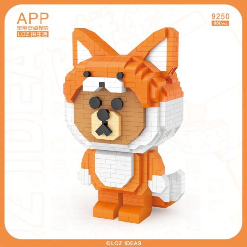 bộ lắp ghép Mô hình Cáo LOZ 9250 đáng yêu, đồ chơi mô hình cho bé gái 6 tuổi, chi tiết tinh xảo, giá tốt