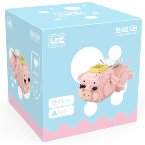 bộ lắp ghép Heo Thiên Thần LOZ 9257 giá rẻ, đáng yêu tinh xảo cho con gái 6 tuổi