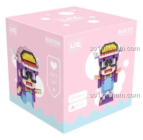 Bộ xếp hình 9752, đồ chơi xếp hình Búp bê Arale giá tốt cho bé gái 14 tuổi.