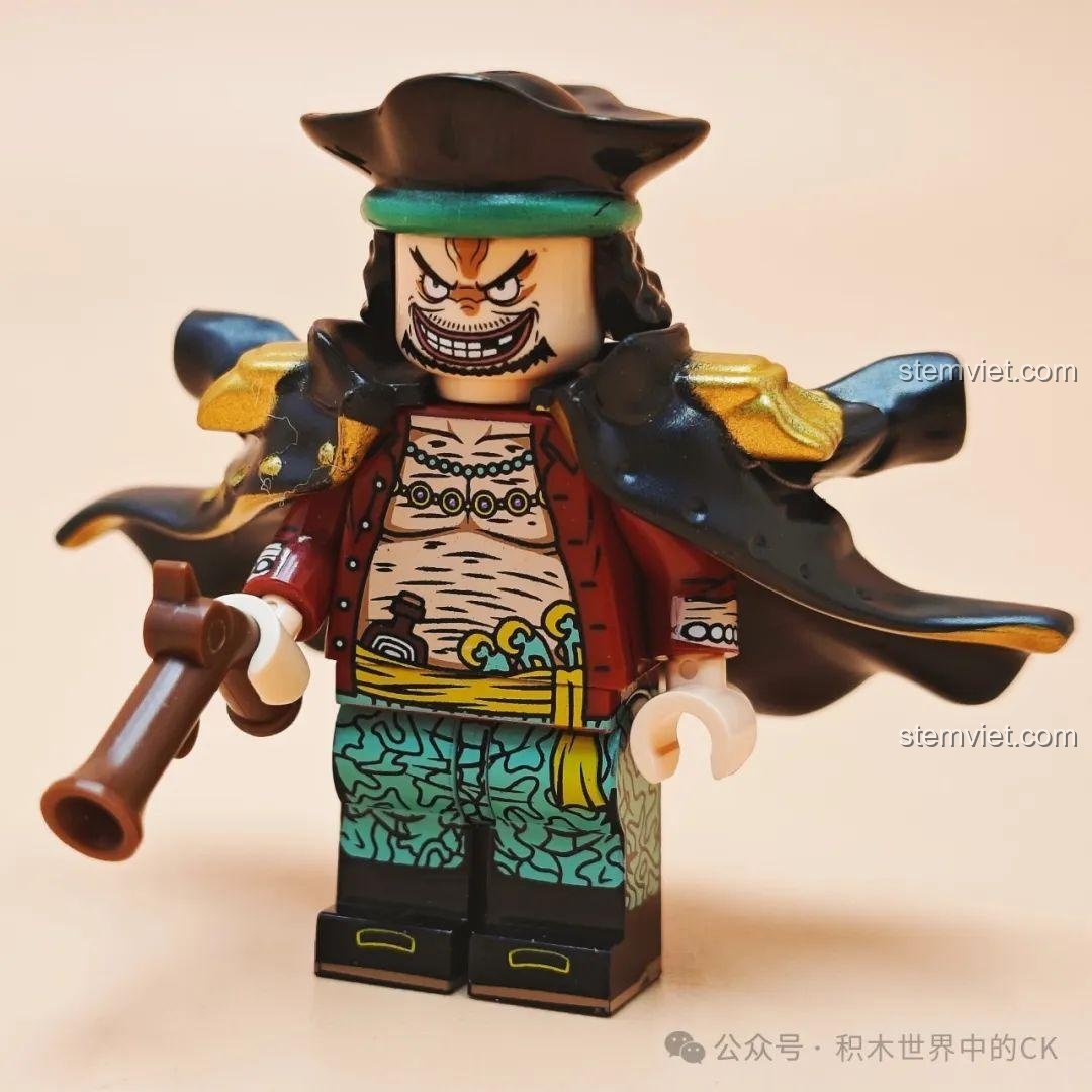 Minifigure Monkey D. Luffy XINH X0353 với biểu cảm tức giận.