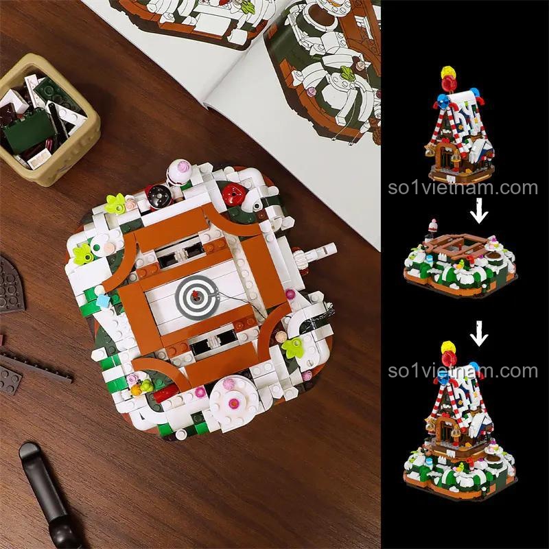 Các loại kẹo trong Ngôi nhà Kẹo Giáng Sinh Lumibricks F9009