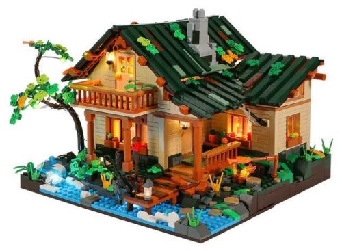 Mô hình ngôi nhà ven hồ Lumibricks FH9004 1969 chi tiết cho bé 8 tuổi