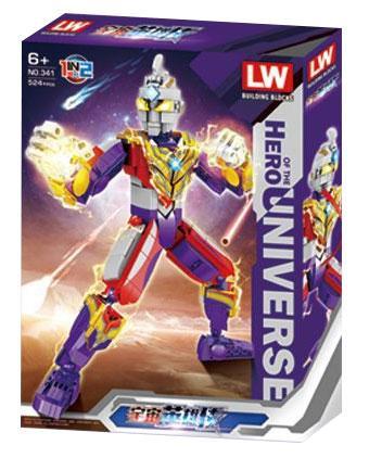 bộ lắp ráp Robot Ultraman LW 341 hộp sản phẩm, đồ chơi mô hình Người hùng vũ trụ cho con trai 6 tuổi, giá tốt